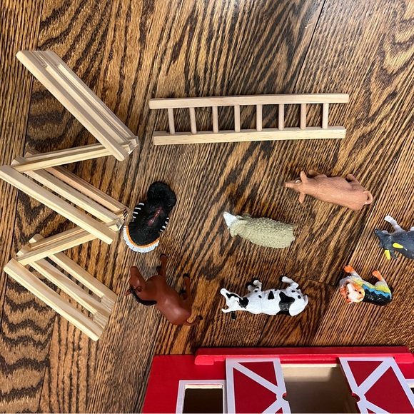 Melissa & Doug Red Barn Playset with Animals - Picture 2 of 5